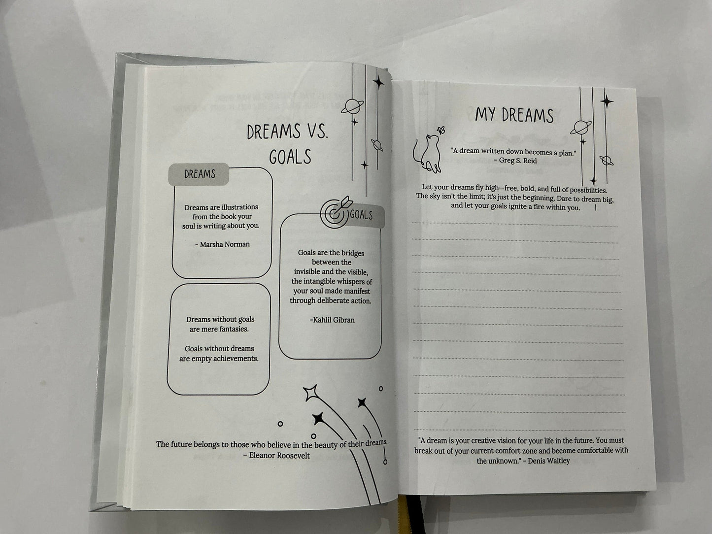 Fearless Dreams - 6-Month Guided Journal & Planner